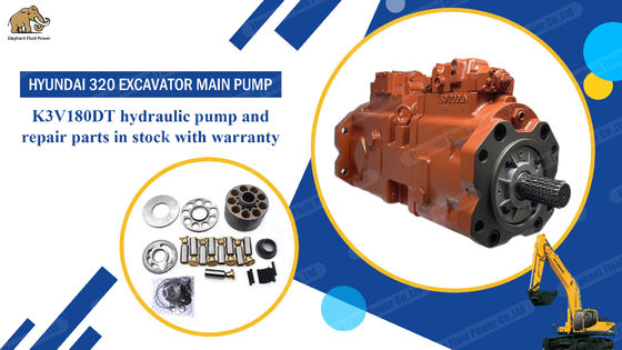 Гидравлические насосы качества OEM для экскаватора Hyundai 320 K3V180Dt 31N9-10010, главный насос